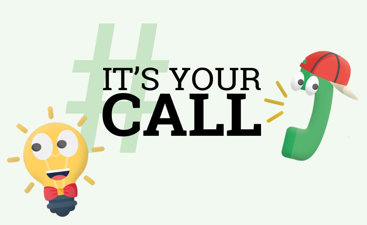 its your call activity book graphic
